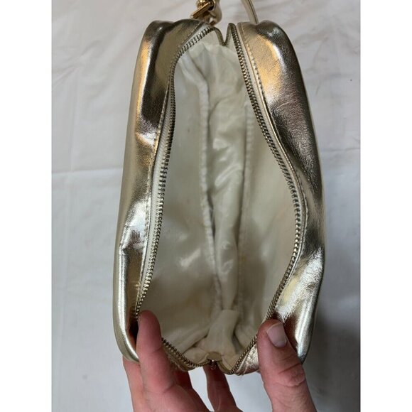 Versace Cosmetic Gold Zippered Bag - Picture 8 of 10